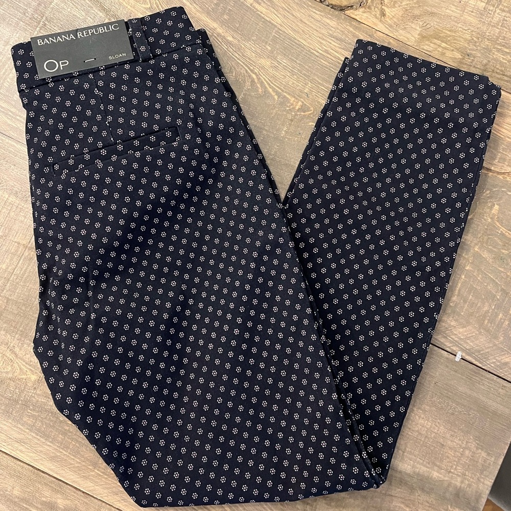 Banana Republic Sloan Crop Pants Size 0 Petite NWT - Picture 3 of 6